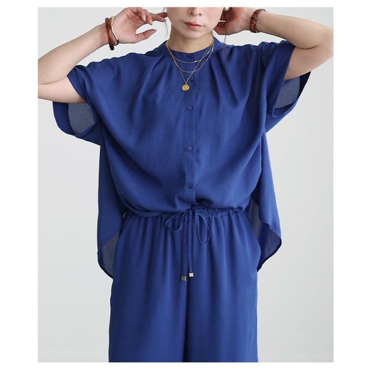 ゆったり軽やか纏うジョーゼットセットアップ レディース ブラウス | Sawa a la mode | 詳細画像18 