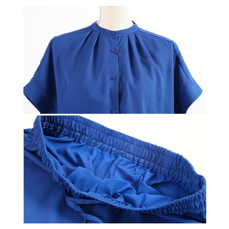 ゆったり軽やか纏うジョーゼットセットアップ レディース ブラウス | Sawa a la mode | 詳細画像19 