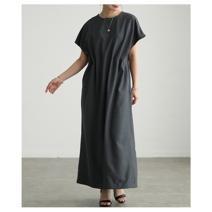 美しいラインを描くウエストタック前後2wayワンピース レディース ファッション | Sawa a la mode | 詳細画像10 