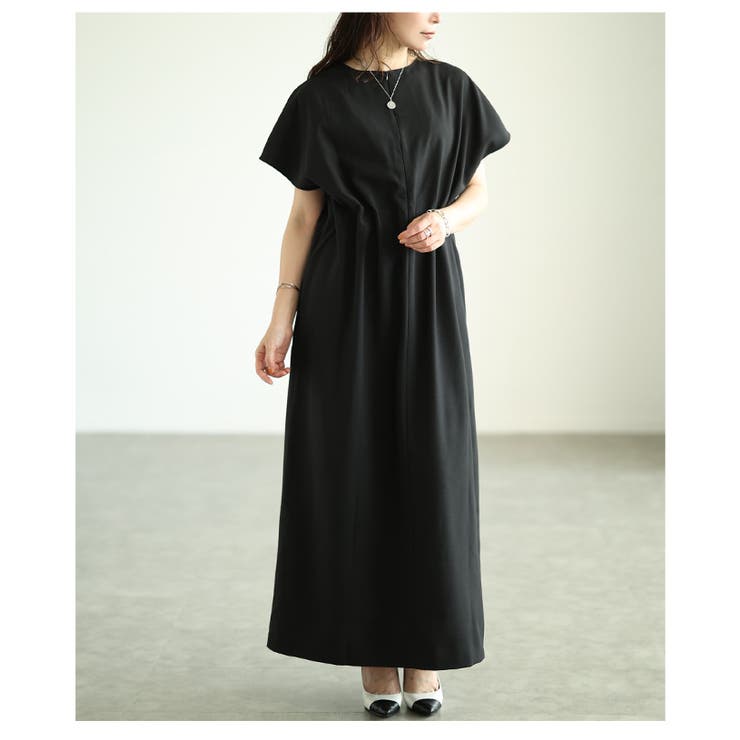 美しいラインを描くウエストタック前後2wayワンピース レディース ファッション | Sawa a la mode | 詳細画像22 