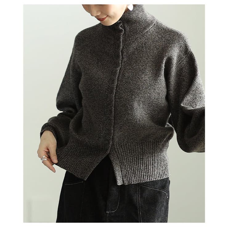 着こなし自在のハイネックニットカーディガン レディース トップス | Sawa a la mode | 詳細画像9 