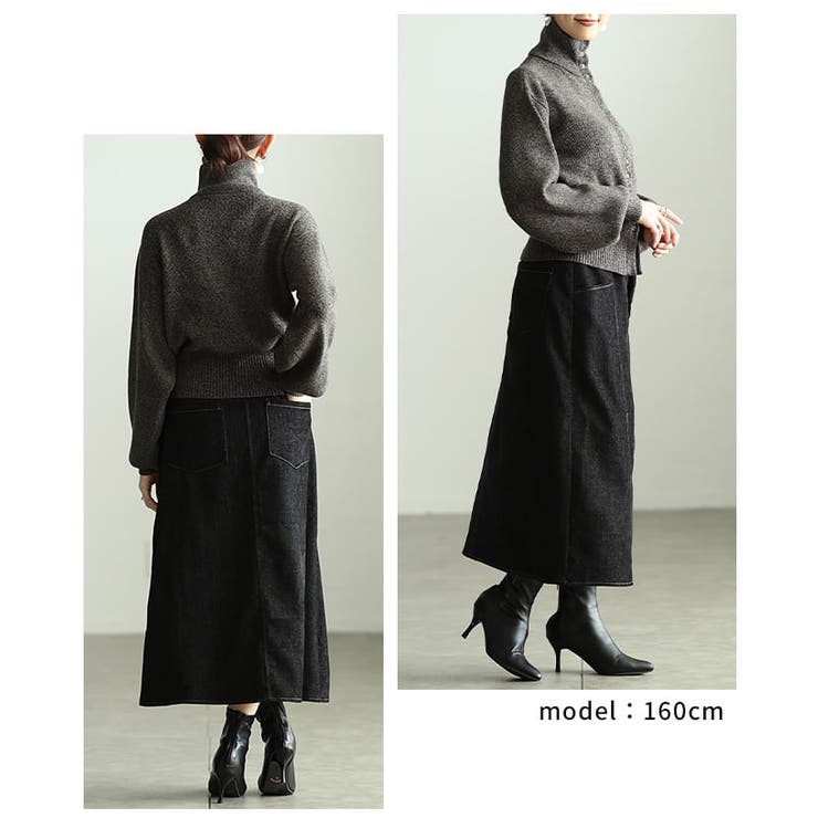 着こなし自在のハイネックニットカーディガン レディース トップス | Sawa a la mode | 詳細画像10 