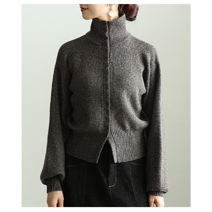 着こなし自在のハイネックニットカーディガン レディース トップス | Sawa a la mode | 詳細画像12 