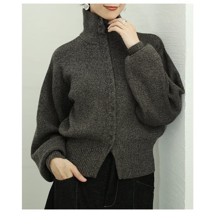 着こなし自在のハイネックニットカーディガン レディース トップス | Sawa a la mode | 詳細画像19 