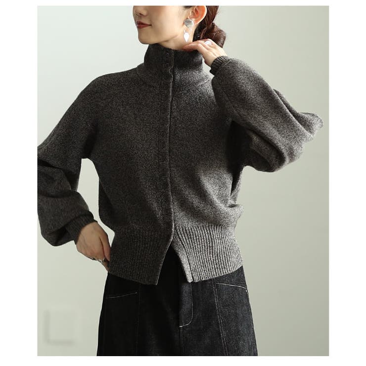 着こなし自在のハイネックニットカーディガン レディース トップス | Sawa a la mode | 詳細画像21 