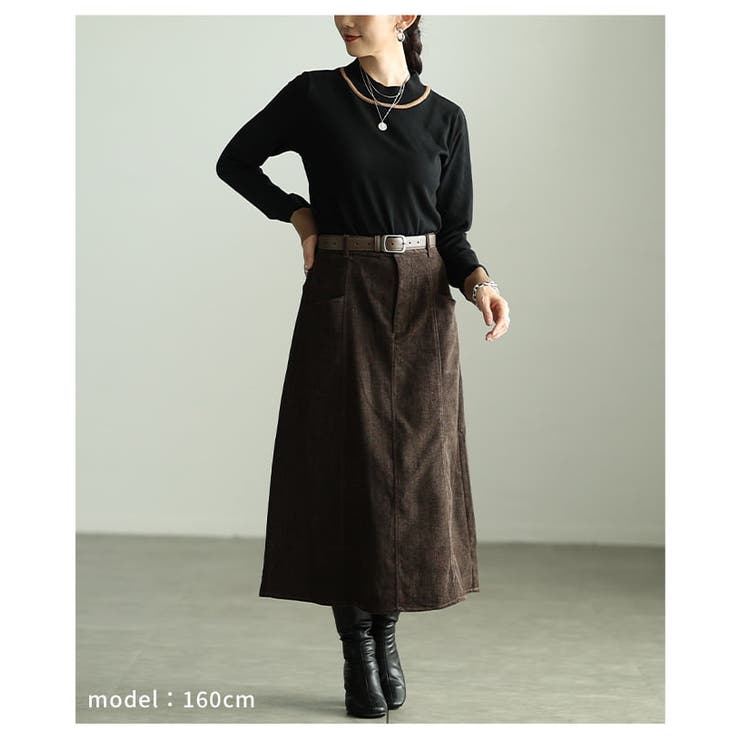 顔まわり華やぐ配色ラインニットプルオーバー レディース トップス | Sawa a la mode | 詳細画像7 