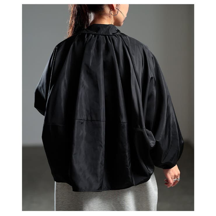 丸みで魅せるコットンバルーンドルマンブルゾン レディース アウター | Sawa a la mode | 詳細画像9 