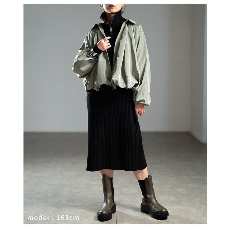 丸みで魅せるコットンバルーンドルマンブルゾン レディース アウター | Sawa a la mode | 詳細画像13 