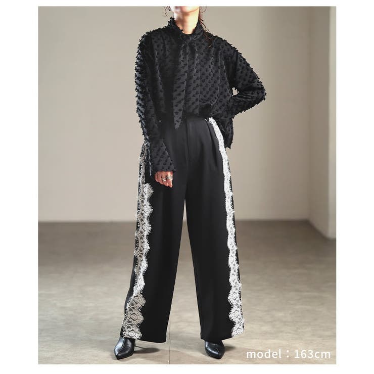質感で差がつくドビータイカラーシャツ レディース トップス | Sawa a la mode | 詳細画像13 
