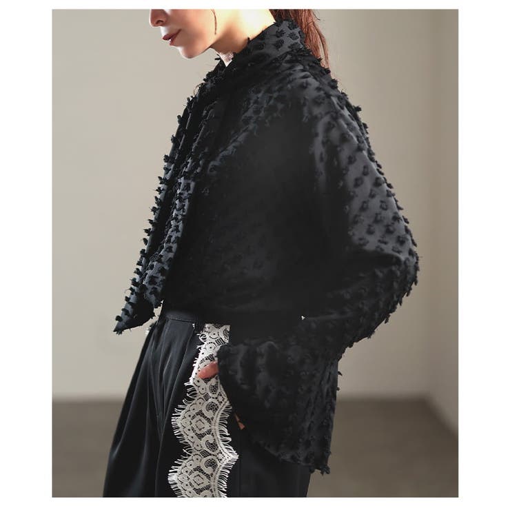 質感で差がつくドビータイカラーシャツ レディース トップス | Sawa a la mode | 詳細画像14 