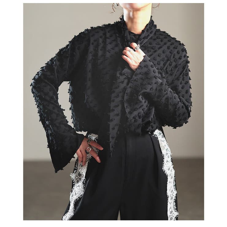 質感で差がつくドビータイカラーシャツ レディース トップス | Sawa a la mode | 詳細画像22 