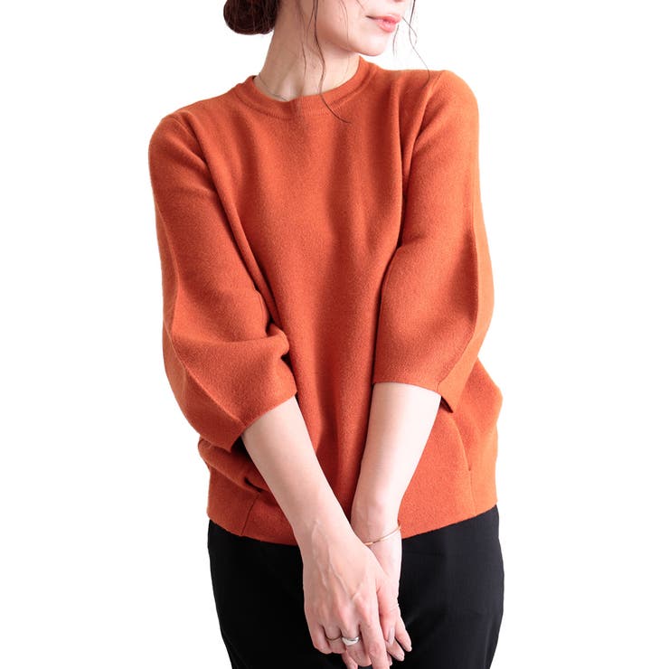 シンプルなぽわん袖のニットトップス レディース ファッション 品番 Slmw Sawa A La Mode サワアラモード の レディースファッション通販 Shoplist ショップリスト