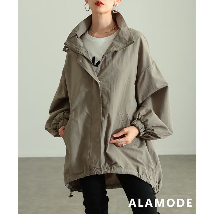 カーキ | 羽織るだけでこなれるモンスターパーカー レディース アウター | Sawa a la mode