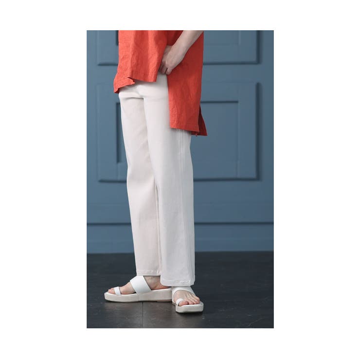 ほしかった「ちょうど良さ」ストレッチツイルワイドパンツ