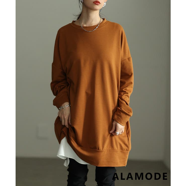 ブラウン | こなれ感アップオーバーサイズカットソー レディース ファッション | Sawa a la mode