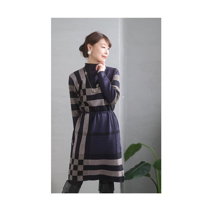 美品　オーラリー　5.7万円　チェック柄 マキシ ワンピース　ウール　洗える 20AW ＜AURALEE＞ vol.2｜ビームス 梅田｜BEAMS