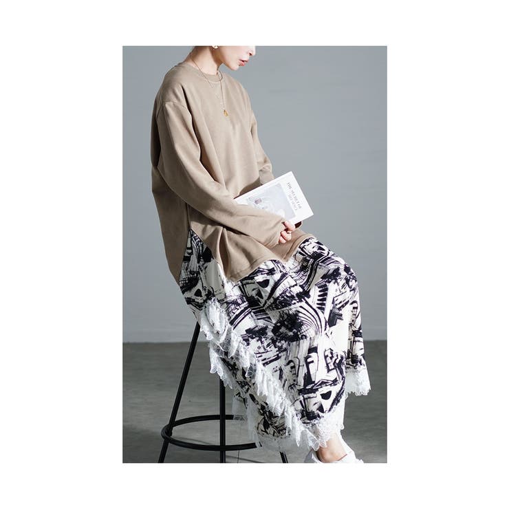 モカ | 大人リュクスに惹かれるドッキングワンピース レディース ファッション | Sawa a la mode