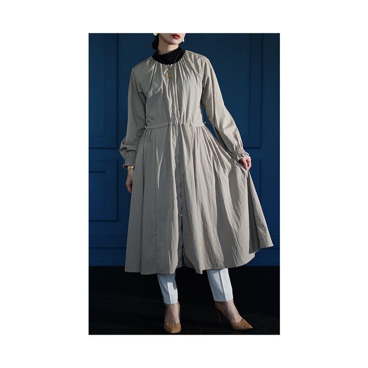 ベージュ | 頼れる着回し力ジップワンピースブルゾン レディース ファッション | Sawa a la mode