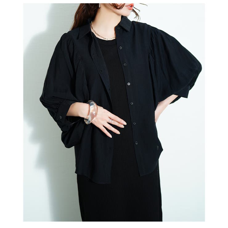 全信頼を寄せる シルエットで魅せるボリューム袖ブラウス レディース 服＆ファッション小物