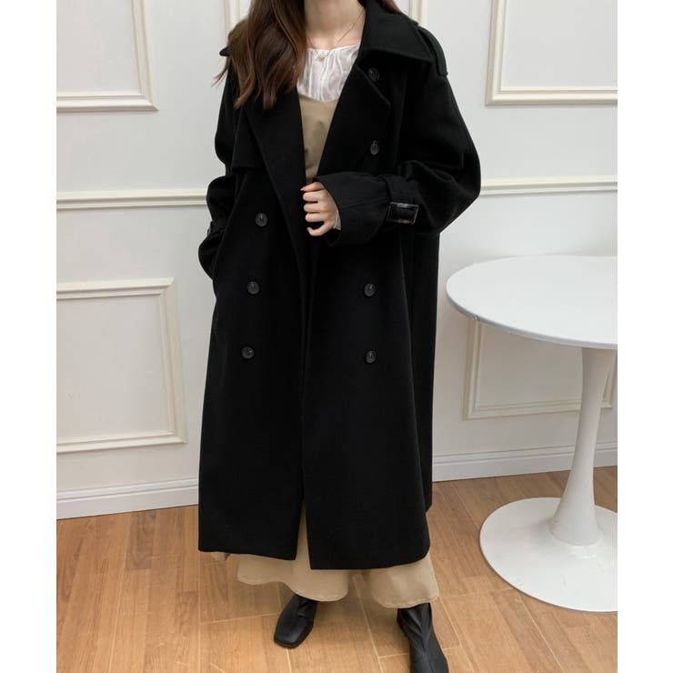 ダブルボタンロングチェスターコート[品番：ABIW0010425]｜ABITOKYO