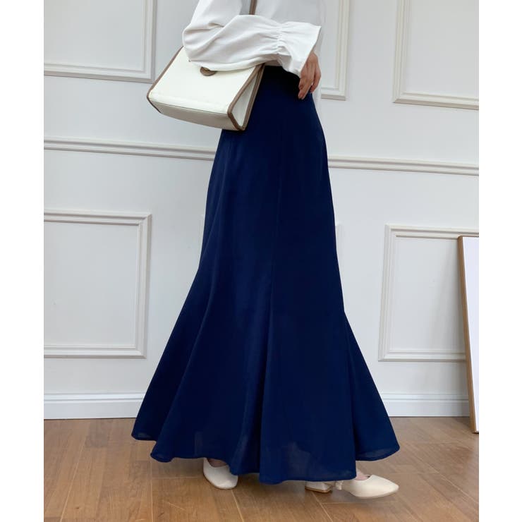 【美品.新品】Noble ツィードVネック トップス マーメイドスカート セット ノーブル NOBLE ツイードVネックブラウス マーメイドスカート セット