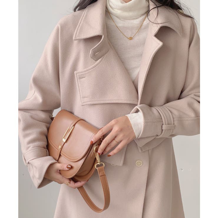 メルトンショートコート×ノースリーブワンピース2点セット[品番  