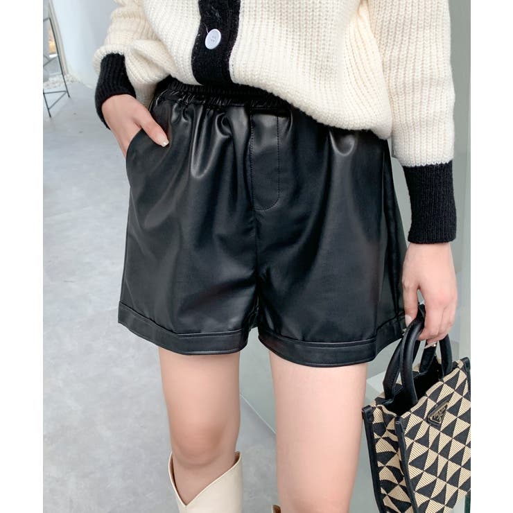 alice auaa　合皮短パン　ジャンク品 alice auaa 合皮短パン ジャンク品｜メンズファッション/ボトムス