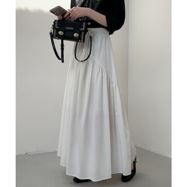 ★関税込★【Alice+Olivia】ティアード コットン マキシスカート ☆関税込☆【Alice+Olivia】ティアード コットン マキシスカート