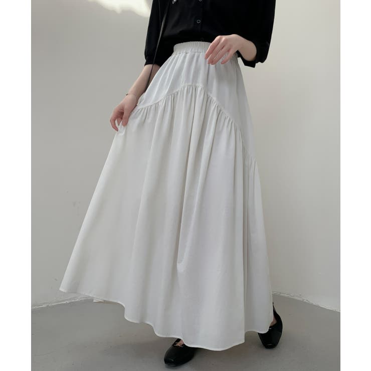 ★関税込★【Alice+Olivia】ティアード コットン マキシスカート ☆関税込☆【Alice+Olivia】ティアード コットン マキシスカート