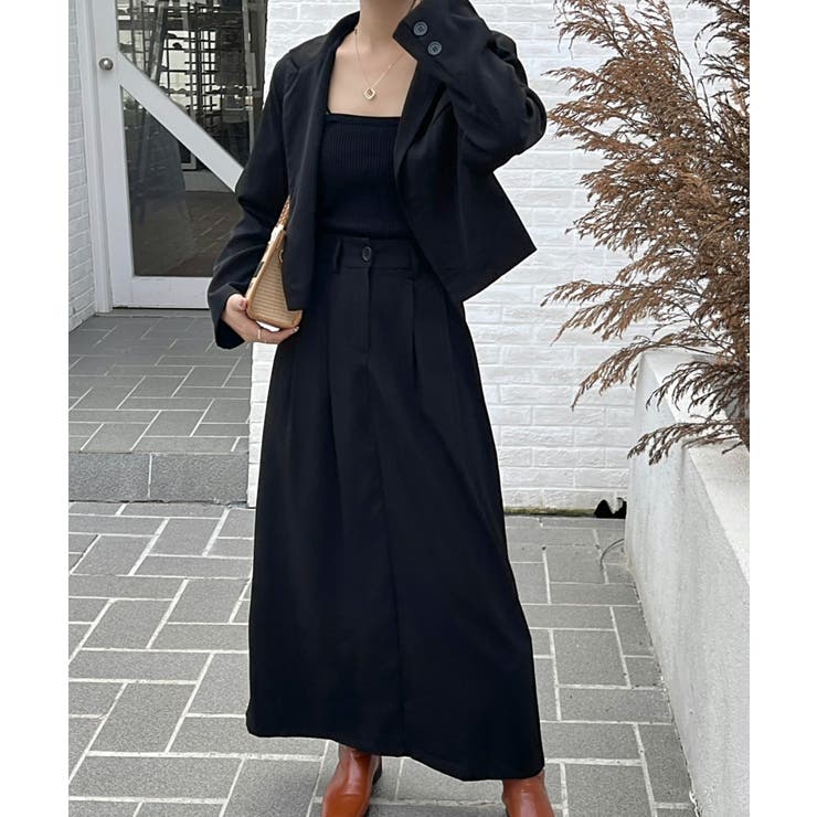 美品◎セットアップ】カルヴェン カシュクールホックジャケット