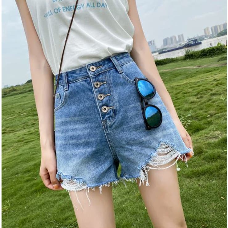 F0611S 美品 WIND AND SEA デニム ショートパンツ M カットオフ ショートデニムパンツ[品番：ABIW0000308]｜Diosfront