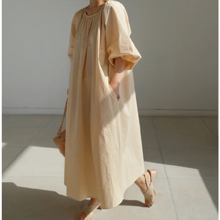 ベルト付きギャザーワンピース 品番 Abiw Diosfront ディオスフロント のレディースファッション通販 Shoplist ショップリスト