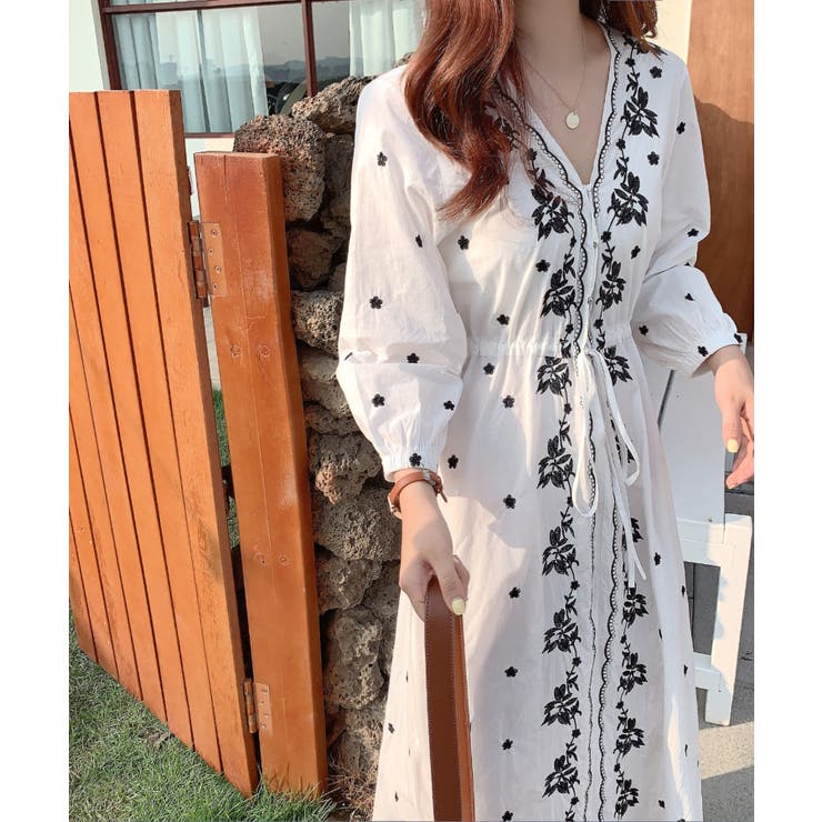 Vネック刺繍ロングワンピース 品番 Abiw Diosfront ディオスフロント のレディースファッション通販 Shoplist ショップリスト Vネック刺繍ロングワンピース 品番 Abiw Diosfront ディオスフロント のレディースファッション通販 Shoplist ショップリスト
