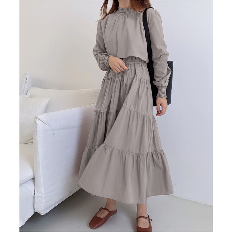 ティアード セットアップ 風 2way ロングレイヤードワンピース 品番 Abiw Abitokyo アビトーキョー のレディースファッション通販 Shoplist ショップリスト