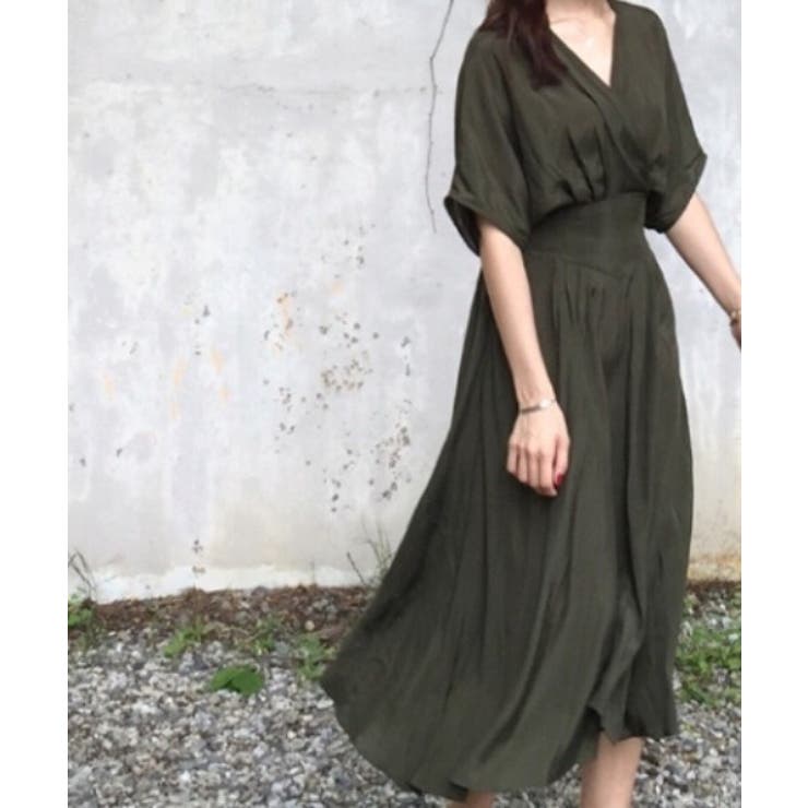 カシュクールロングワンピース[品番：ABIW0000033]｜ABITOKYO