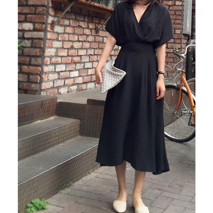 あこ 美品　HÉLIOPÔLE 日本製　カシュクールロングワンピース Newアデル ガーゼカシュクールワンピース アイボリー M→L