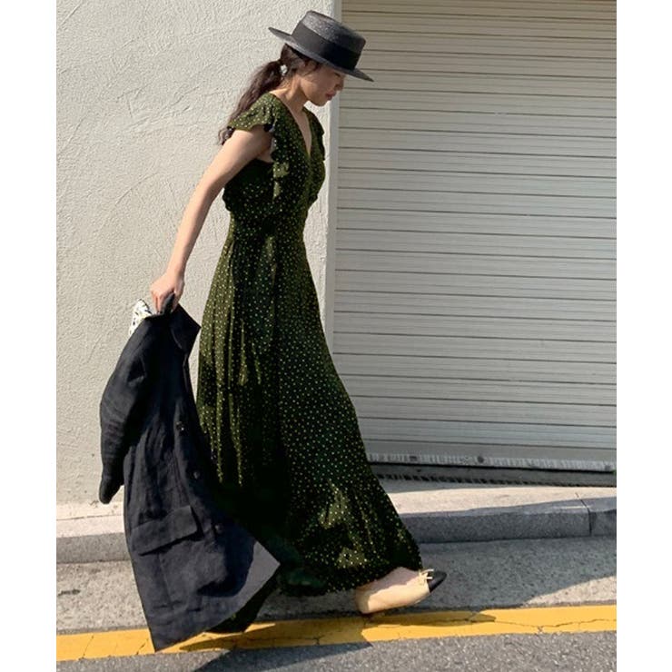 ドットフリルスリーブワンピース 品番 Abiw Abitokyo アビトーキョー のレディースファッション通販 Shoplist ショップリスト