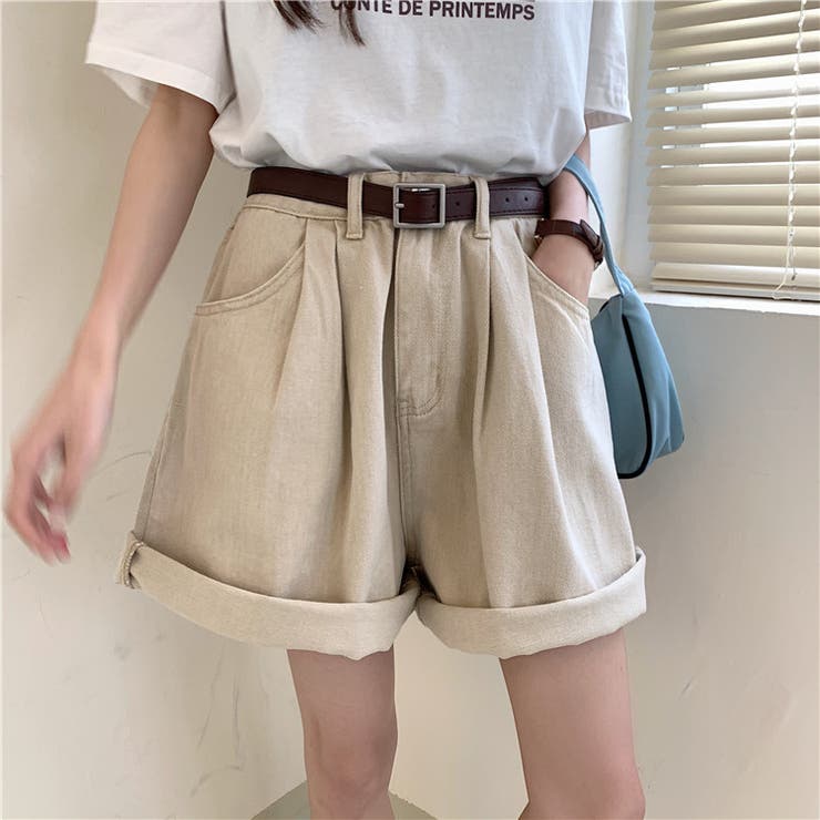 タック入り デニムショートパンツ[品番：ABIW0000210]｜Diosfront