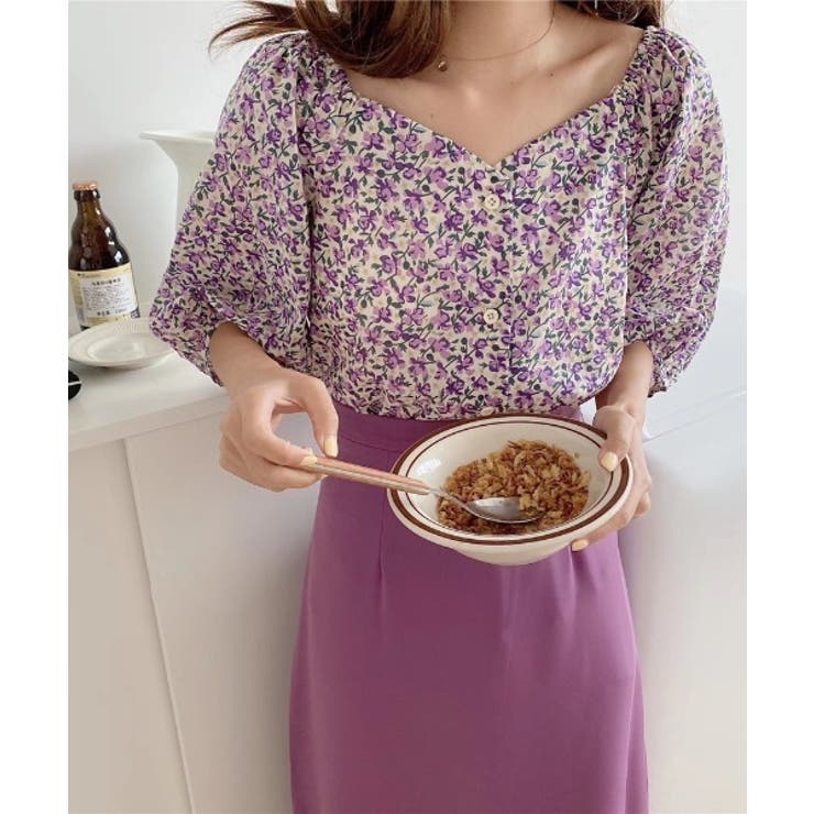 23区 花柄半袖ブラウス 楽天市場】小花柄 ブラウス 半袖 レディース 夏 コットン 綿100