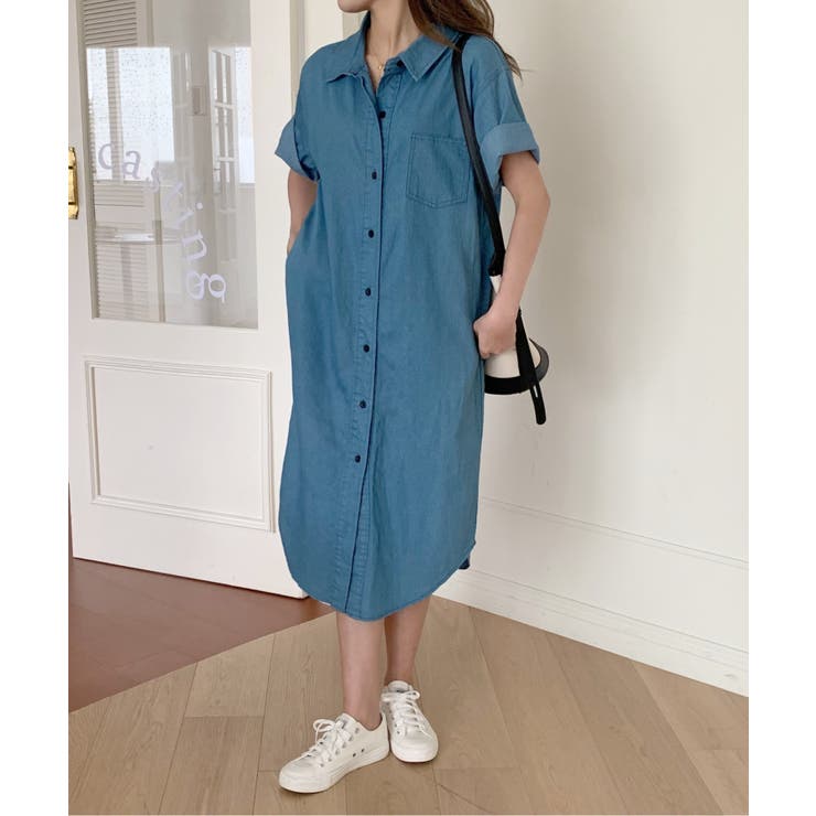 デニムワンピース ロングデニムワンピース｜WOMEN｜250HAG13-204G｜AZUL BY MOUSSY