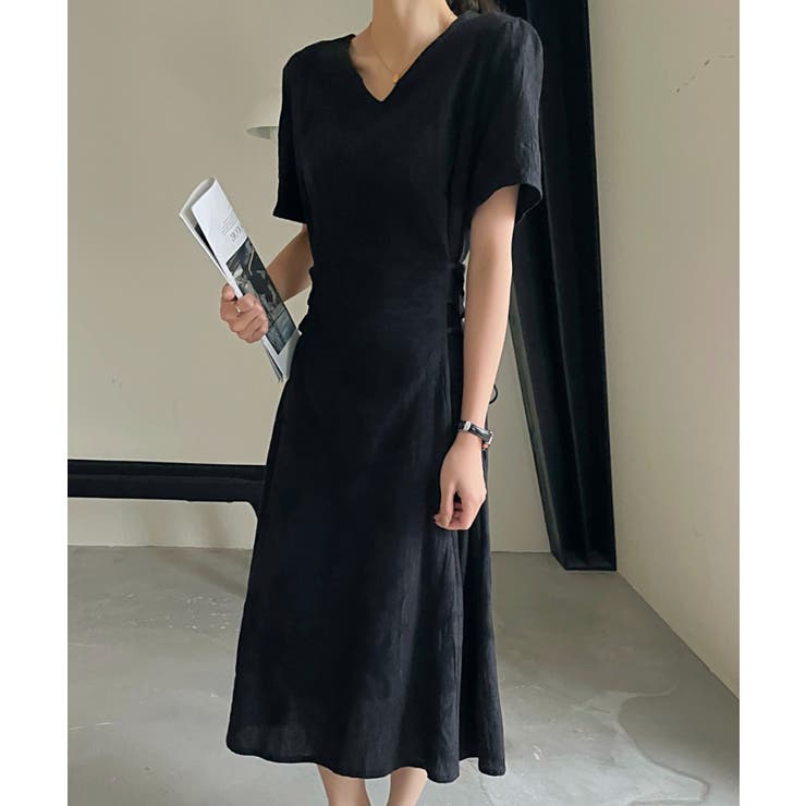 完売品 loopool　camisole dress ロングワンピース 38 オフショルダーサテンスイッチロングワンピース – poláura