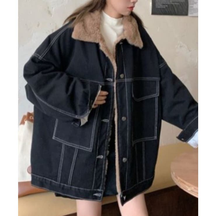 BIGシルエットデニム裏ボアジャケット[品番：ABIW0000760]｜ABITOKYO