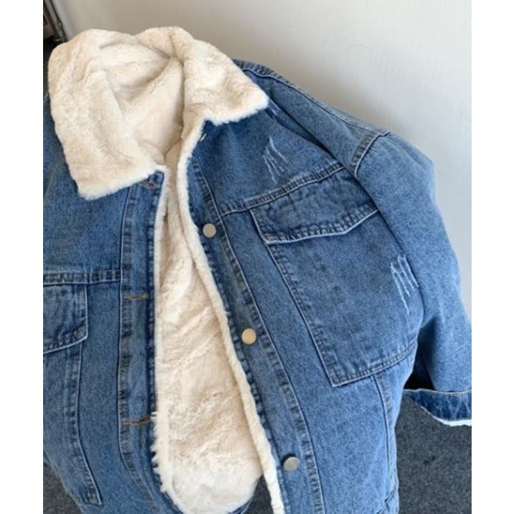 BIGシルエットデニム裏ボアジャケット[品番：ABIW0000760]｜ABITOKYO