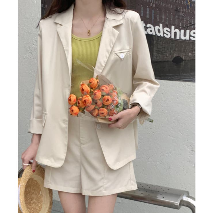 テーラードジャケット+ショートパンツ セットアップ | ABITOKYO  | 詳細画像24 