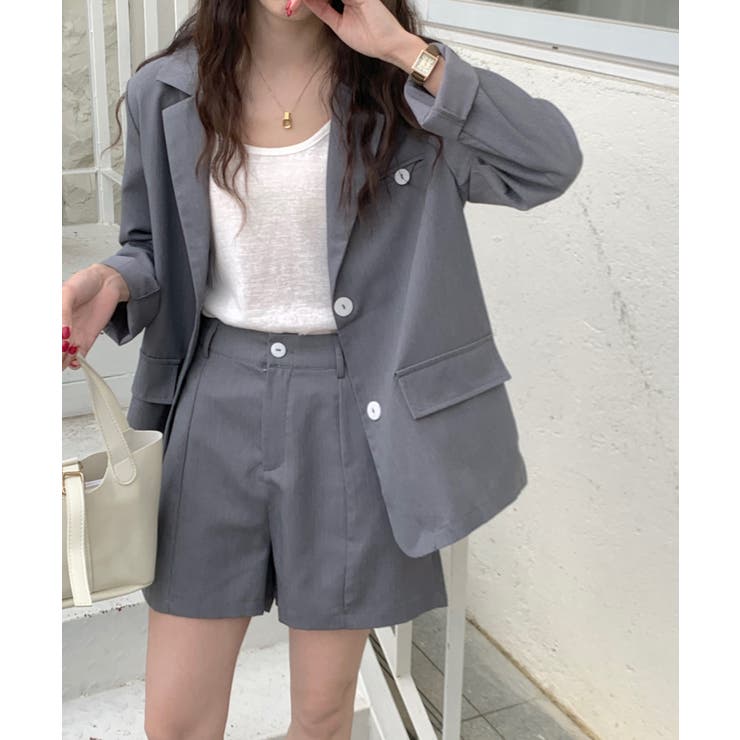 テーラードジャケット+ショートパンツ セットアップ | ABITOKYO  | 詳細画像28 