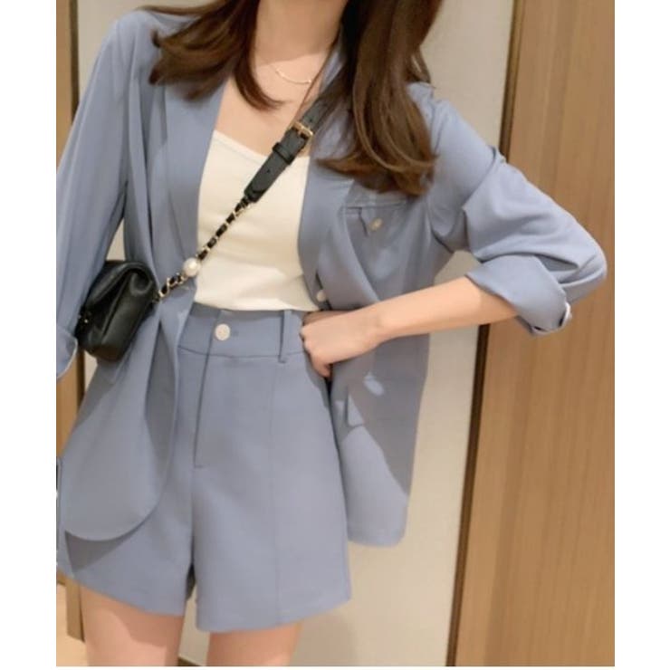 テーラードジャケット+ショートパンツ セットアップ | ABITOKYO  | 詳細画像8 