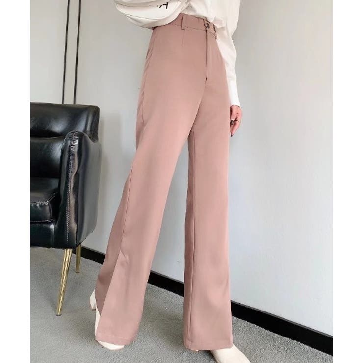 サイドスリットセミフレアパンツ[品番：ABIW0000897]｜ABITOKYO  （アビトーキョー）のレディースファッション通販｜SHOPLIST（ショップリスト）