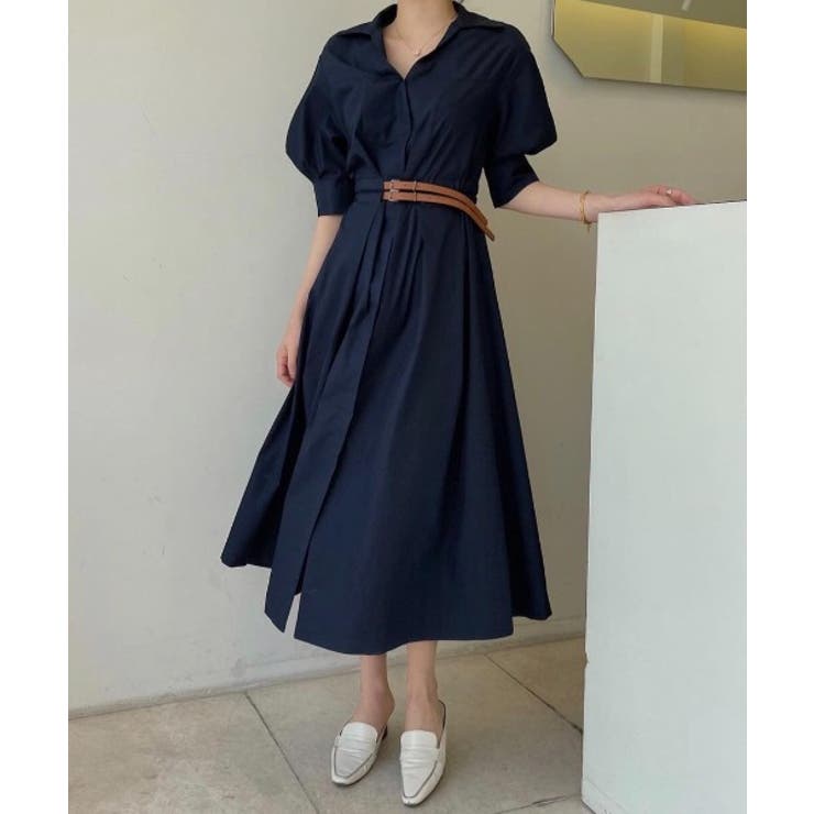 パフスリーブウエストマークロングワンピース 品番 Abiw Abitokyo アビ トーキョー のレディースファッション通販 Shoplist ショップリスト