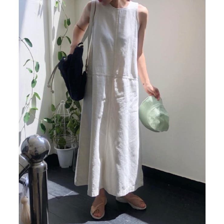 マキシ丈ノースリーブデニムロングワンピース 品番 Abiw Abitokyo アビトーキョー のレディースファッション通販 Shoplist ショップリスト