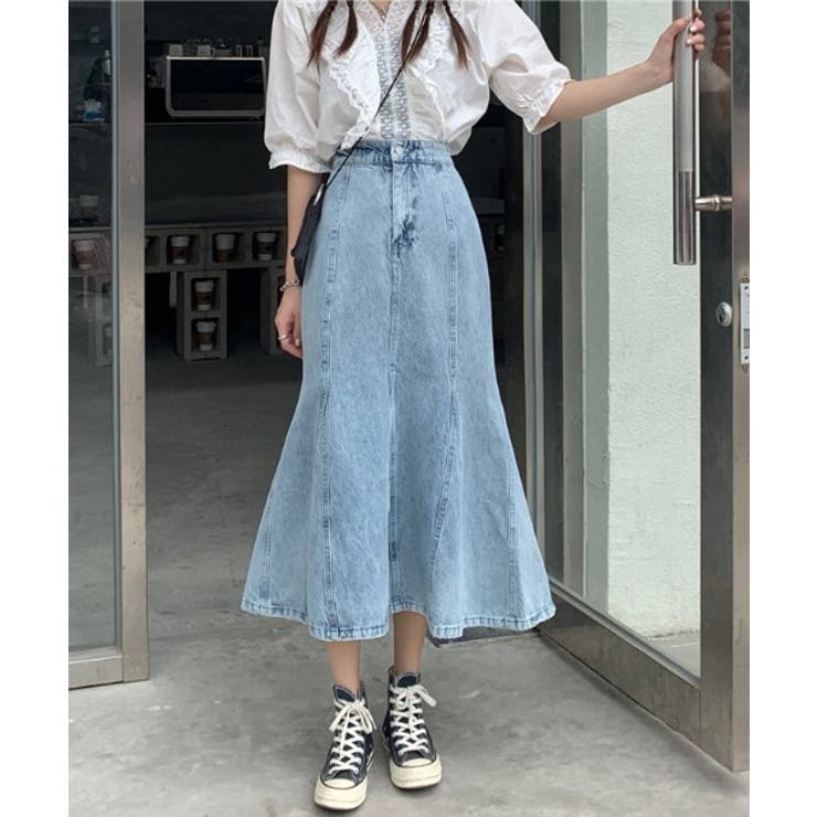 マーメイドaラインデニムスカート 品番 Abiw Abitokyo アビトーキョー のレディースファッション通販 Shoplist ショップリスト